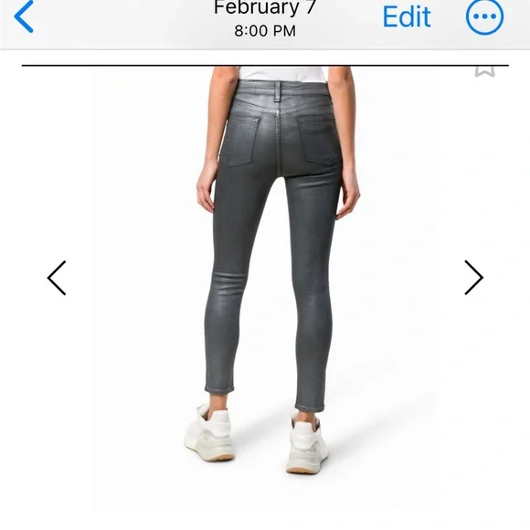 rag & bone high rise ankle skinny jeans in Gunmetal. Size 24. NWT - Picture 13 of 16